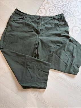 CR dark green jeans 26W